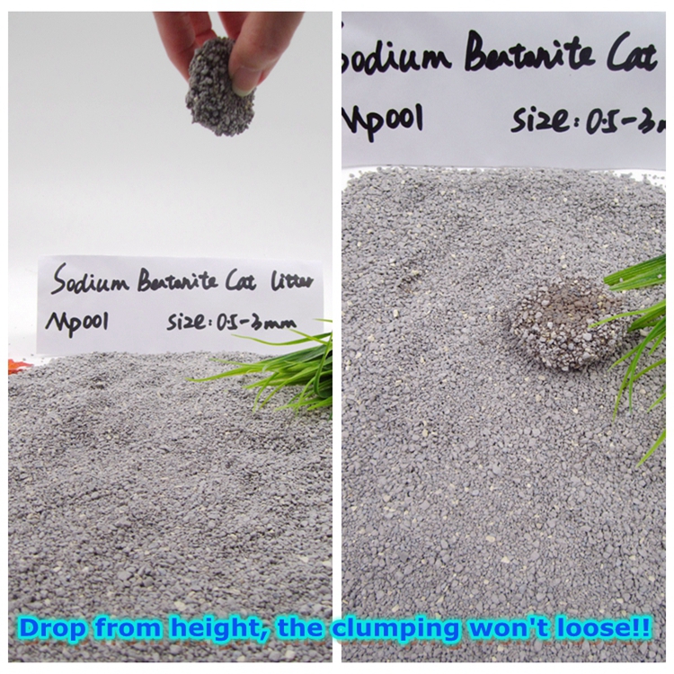 Most Popular Sodium Bentonite Cat Litter Cat Sand GP001